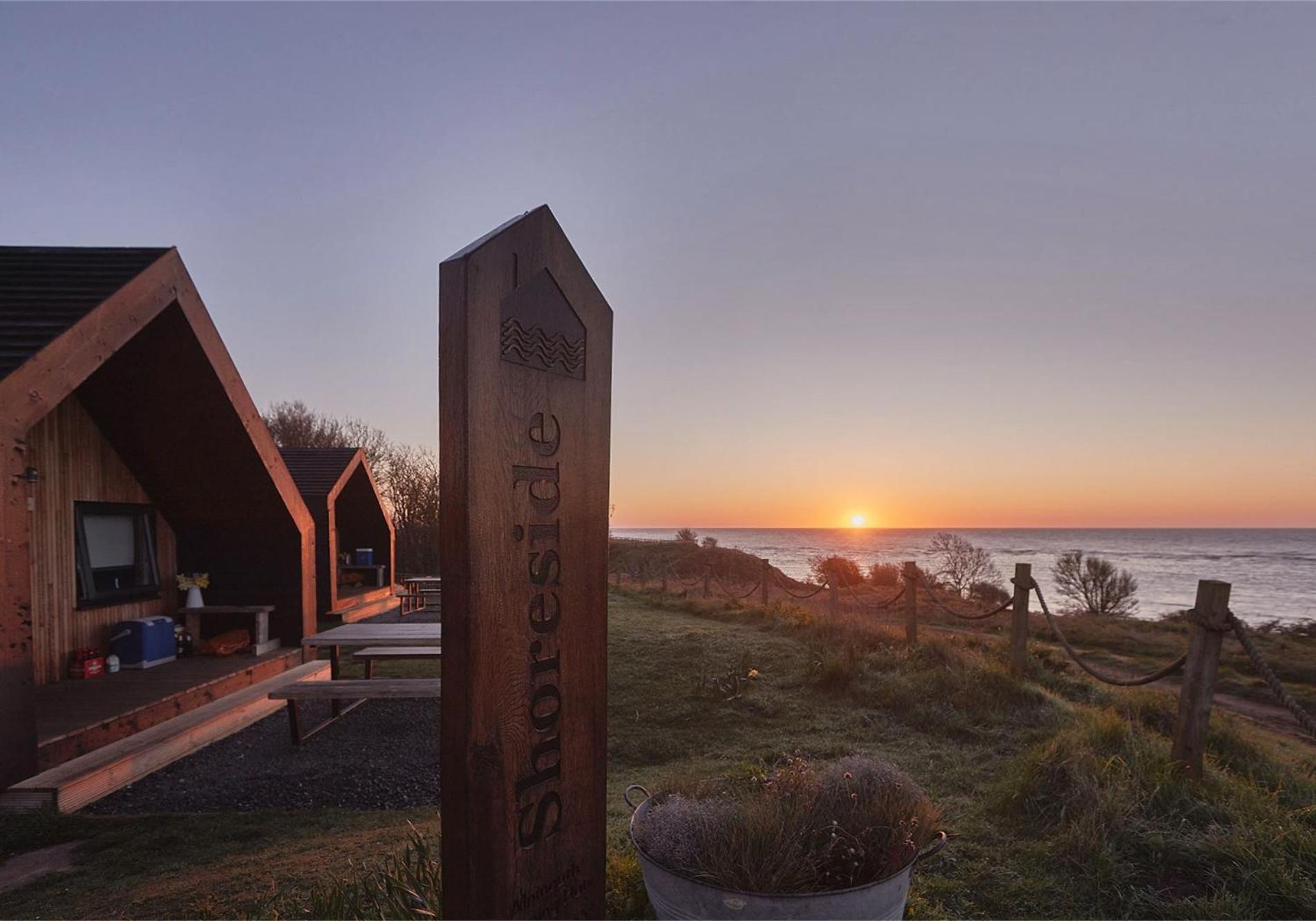 St Oswald Beach Hut Alnmouth Exterior photo