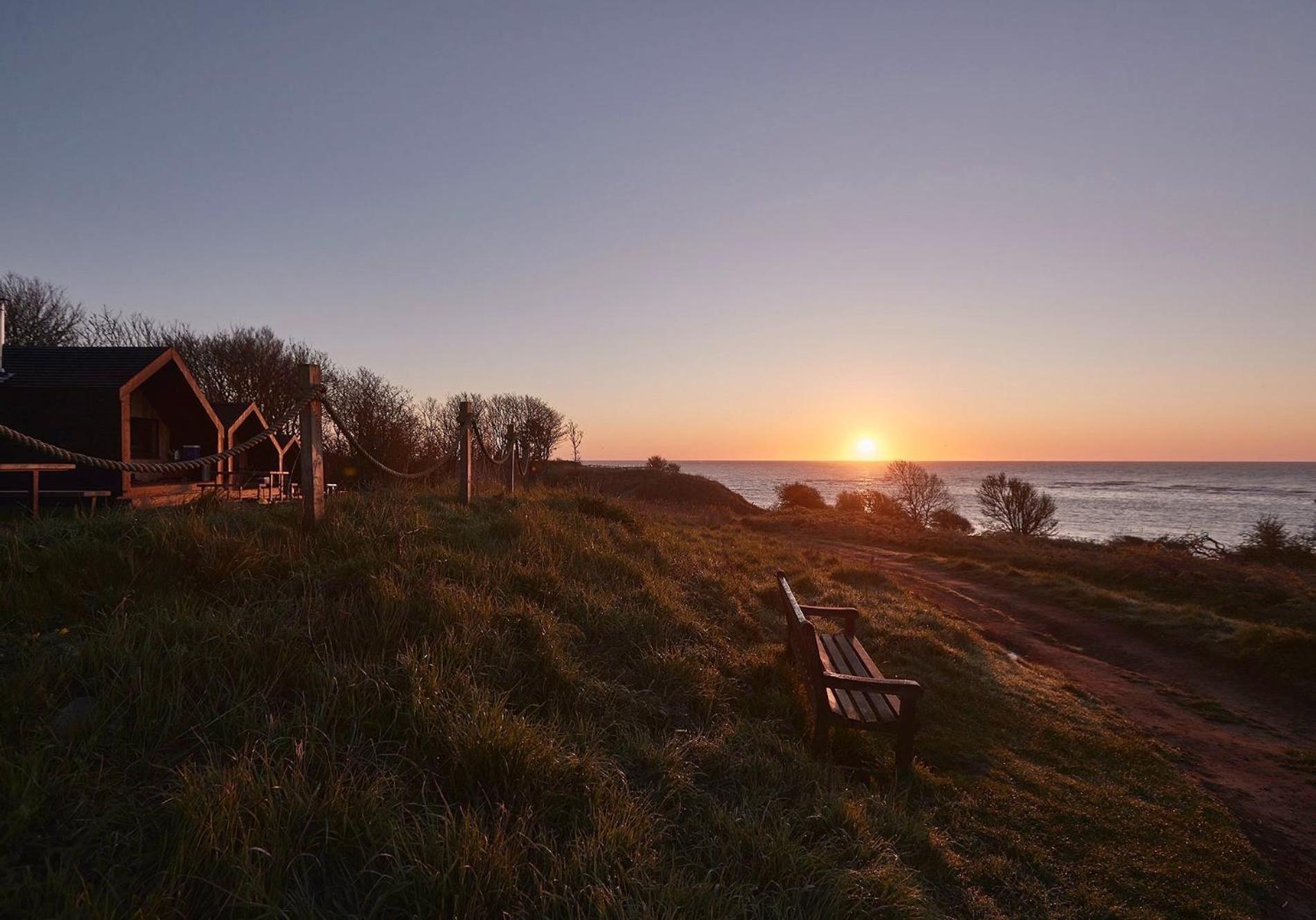 St Oswald Beach Hut Alnmouth Exterior photo